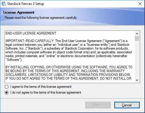 Stardock Fences