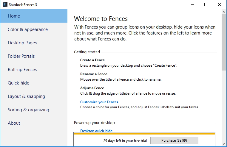 Stardock Fences