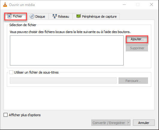 VLC extraire son
