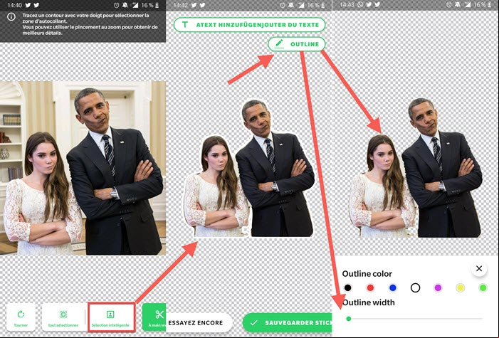 Créer facilement sticker whatsapp